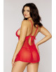 Nuisette et string rouge - DG12701RED Dreamgirl 