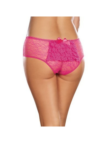 Panty taille basse, ouvert, fronces au dos - DG1300XHPK Dreamgirl 