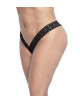 String brésilien en dentelle noir grande taille - MAL93XBLK Mapalé 