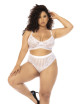 Ensemble 2 pièces blanc grande taille Emberly Mapalé 