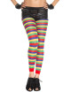 Legging fantaisie coloré bandes horizontales - MH35008RAI Music Legs 