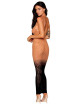 Robe bodystocking avec motifs zèbre, aux couleurs cuivrées - DG0488BKC Dreamgirl 