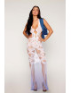 Robe bodystocking blanche sans couture avec motif - Iara Dreamgirl 