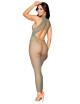 Robe bodystocking en filet dans un design géométrique sans couture - DG0489SAG Dreamgirl 