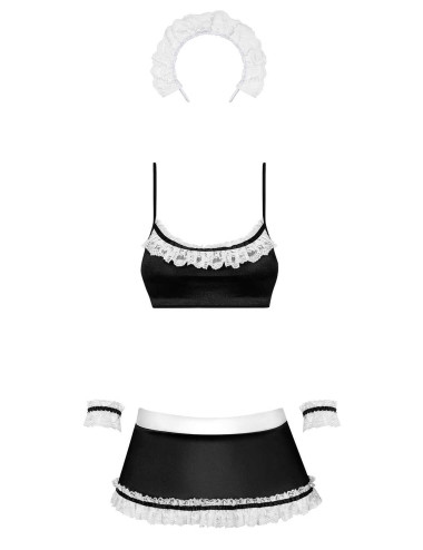 Maid set Costume de soubrette - Noir Obsessive 