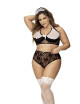 Costume de femme de chambre sexy, grande taille - MAL60005XCOS Mapalé 