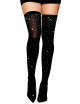 Bas fantaisie noir avec strass - DG0459BLK Dreamgirl 