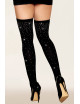 Bas fantaisie noir avec strass - DG0459BLK Dreamgirl 