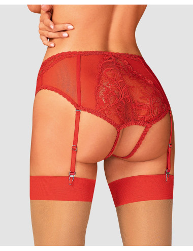 Émilie Culotte jarretière Rouge Obsessive 