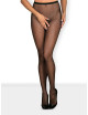 S233 Collants ouverts - Noir Obsessive 