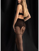 Delight Collants ouvert 20 DEN - Noir Fiore 