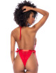 Body string en dentelle rouge Mapalé 