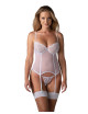 Aurore corset et string - Blancs Obsessive 