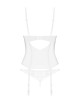 Aurore corset et string - Blancs Obsessive 