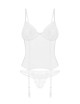 Aurore corset et string - Blancs Obsessive 