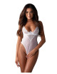 Mélanie body ouvert - Blanc Obsessive 