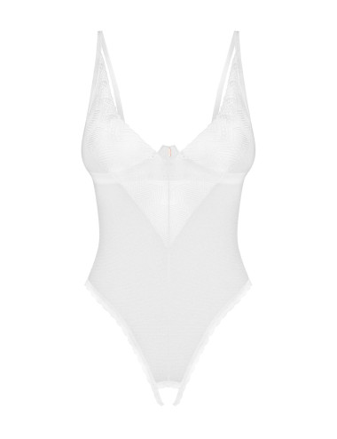 Mélanie body ouvert - Blanc Obsessive 