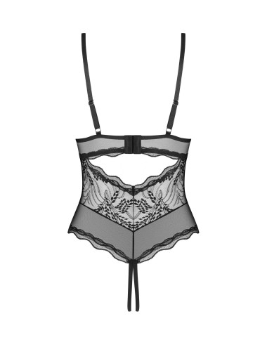 Perisia body ouvert - Noir Obsessive Exquisite 