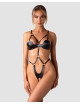 Mathilde body ouvert - Noir Obsessive 