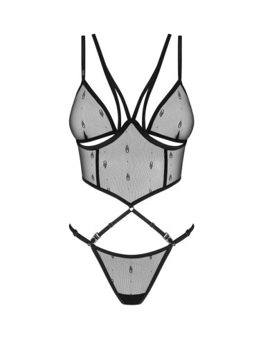 Anniverse special top et string - Noir Obsessive Freedom 