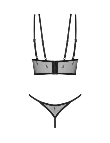 Anniverse special top et string - Noir Obsessive Freedom 