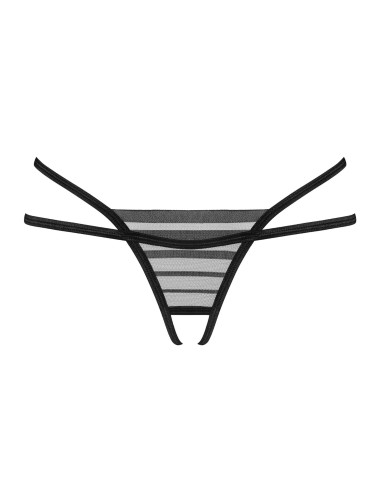 Lune Bellis string ouvert - Noir