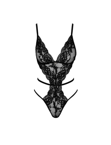 French Kiss 241 body ouvert - noir Kissable par Noir Handmade 