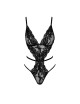 French Kiss 241 body ouvert - noir Kissable par Noir Handmade 