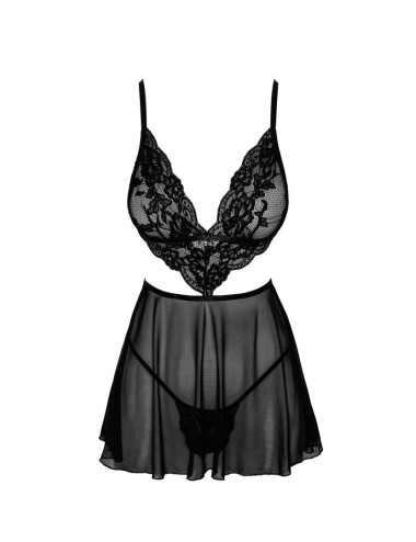 French Kiss 242 babydoll - noire Kissable par Noir Handmade 