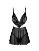 French Kiss 242 babydoll - noire Kissable par Noir Handmade 