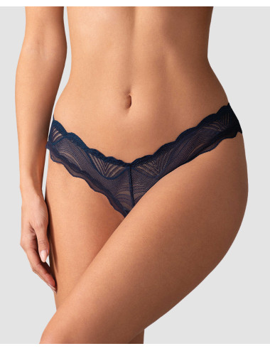 Sarah string ouvert - Bleu Obsessive 