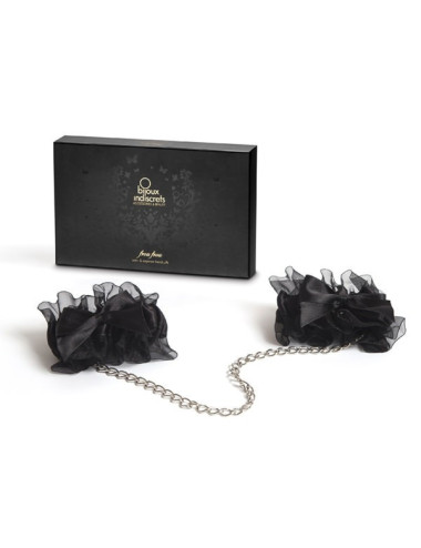 Menottes Frou Frou - Noir Bijoux Indiscrets 