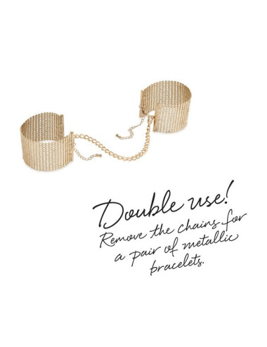 Désir Métallique - Menottes Bracelets - Or Bijoux Indiscrets 