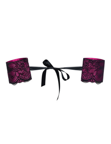 Roseberry Menottes - Noir et Fuchsia