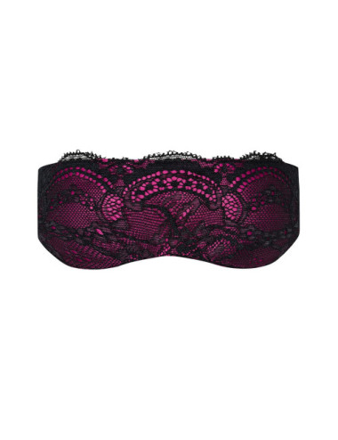 Roseberry Masque - Noir et Fuchsia