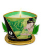 Bougie de massage lueur et caresses - Zenitude Thé vert exotique Shunga 