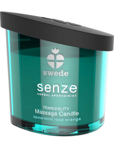 Bougie de massage - Tranquility Spearmint Rose Orange - 50 ml Swede 