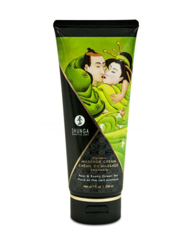 Crème de Massage délectable - Poire et Thé vert exotique Shunga 