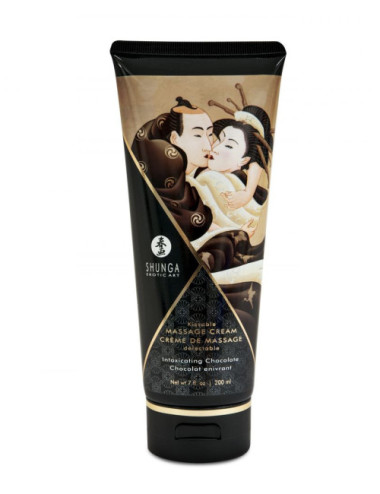 Crème de Massage délectable - Chocolat enivrant Shunga 