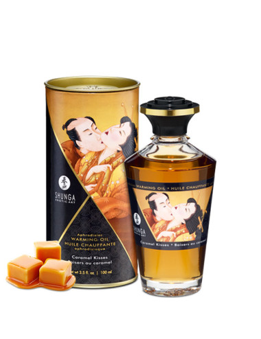 Huile chauffante aphrodisiaque - Baisers caramel