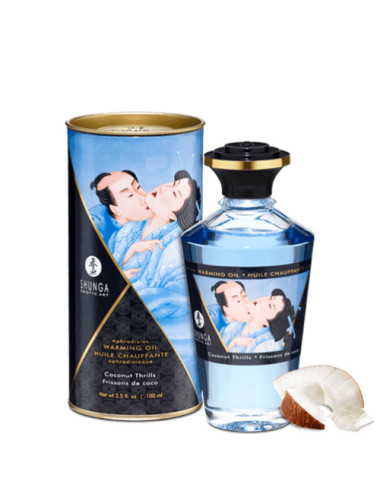 Huile chauffante aphrodisiaque - Frissons de coco 100ml