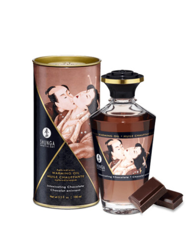 Huile chauffante aphrodisiaque - Chocolat enivrant 100ml