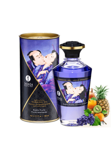 Huile chauffante aphrodisiaque - Fruits exotiques 100ml