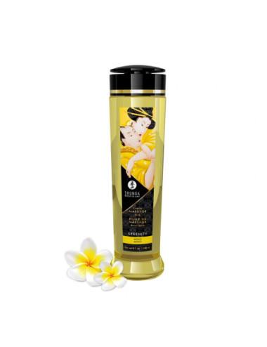 Huile de massage érotique - Serenity - Monoï - 240 ml Shunga 