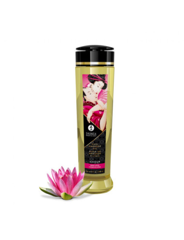 Huile de massage érotique - Coeur de Lotus - 240 ml Shunga 