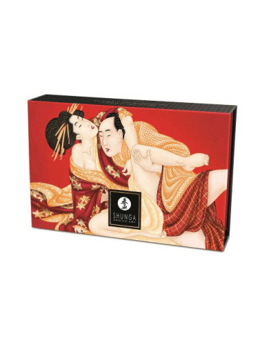 Poudre de massage délectable - Fraise et champagne Shunga 