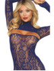 Ensemble 2 pièces top manches longues et robe bleu marine - DG0525ECL Dreamgirl 