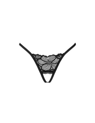 Serafia String ouvert - Noir Obsessive 