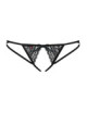 Picantina String ouvert - Noir Obsessive 