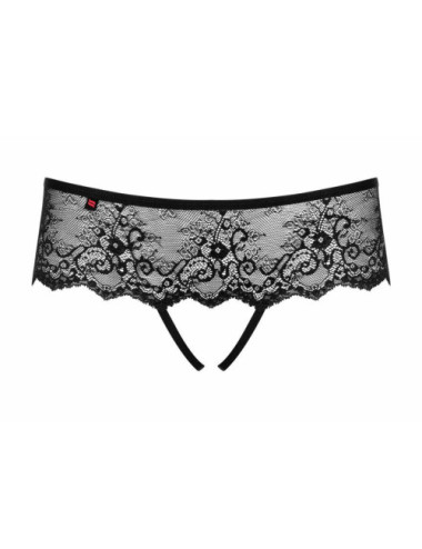 Merossa Tanga ouvert - Noir Obsessive 